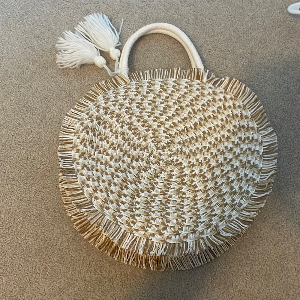 Mudpie straw purse with tassle